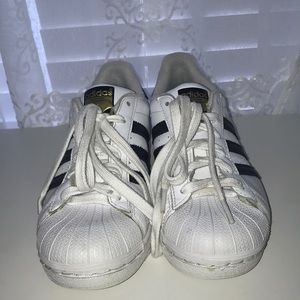 Adidas Black and White Superstars